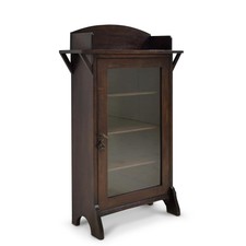 ANTIK! Kleine Vitrine restauriert England Jugendstil / Art & Crafts um 1920