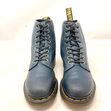 Dr. Martens 1460 blaue Stiefeletten Schuhe 8 Loch Öse Größe UK 6 EU 39