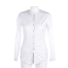 Blusenshirt Van Laack Weiss Blau 34