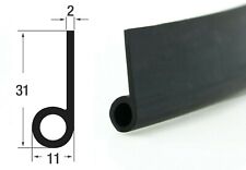 SMI NP3 Notenprofil Dichtungsprofil Dichtprofil Keder Kotflügelkeder EPDM Gummi