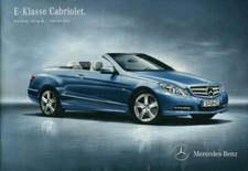 Preisliste - E - Klasse -- Mercedes-Benz ⁂ - 01,02,2011- ⁂ 0211 ⁂ 