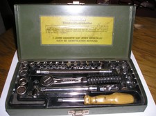 PROXXON FEINMECHANIKER STECKSCHLÜSSEL SATZ 32 tlg. KNARRENKASTEN Nüsse Bits