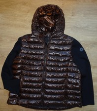 FUCHS SCHMITT Steppjacke Gr. 48 SOLAR Technologie Braun Softshell Ärmel Schwarz
