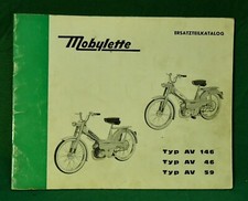 Mobylette Typen AV146, 46, 59 Mofa/Moped Ersatzteilkatalog 1969, Original
