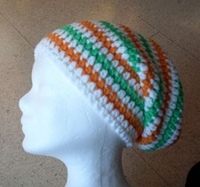 Long Beanie, Mütze, Häkelmütze aus Original My Boshi Wolle Nr.1, selbstgehäkelt