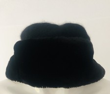 ⚫️ Mütze Hut Webpelz Angora Schwarz Switzerland Weich Damen Winter ⚫️✨✨✨