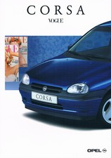 Prospekt Opel Corsa Sondermodell Vogue + Preisliste von 5.1995 YO1