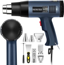 Heißluftgebläse Einstellbare Temp 50-650℃ Heißluftfön LCD Heißluftpistole 2000W