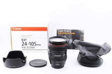 [Fast Neu] Canon Ef 24-105mm F/4 L Is USM Makro Zoom Objektiv Mit Box Aus Japan