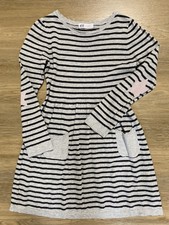 Kleid Strickkleid Gestreift Kuschlig für den Herbst Winter Gr.122/128 von H&M
