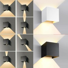 LED Außenleuchte mit Bewegungsmelder Wandleuchte Anthrazit Sensor Außenlampe