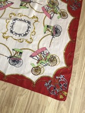 Vintage elegante Seide Quadrat Schal Beförderung Design