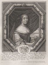 Anna Henriette von Pfalz-Simmern Portrait Kupferstich engraving Larmessin 1680