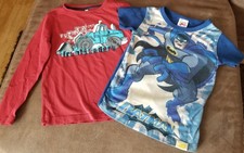 Kinder Kleidung 2-Teil  T-Shirts Jungen Shirt Gr. 86/92 T-Shirt Rot Gr. 110
