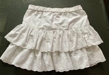 H&M Rock Weiss Mit Baumwollespitze, Wunderschön , Gr 122/128