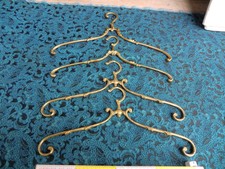 4 verschiedene messing kleiderbügel