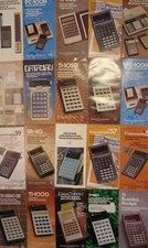 TEXAS INSTRUMENTS CALCULATOR -- FLYER / BROSCHÜREN / FOLDER # SAMMLERSTÜCKE #