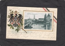 Bodensee-Schiffspost, AK Konstanz  m Reichspost-Schiffspoststempel Kurs 13, 1899