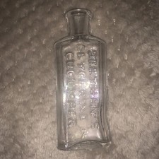 Beethams alt antik Glas Apotheke Medizin Flasche Glycerin und Gurke
