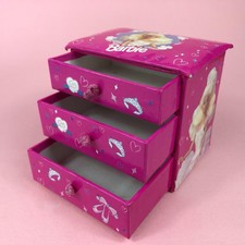 Vintage Barbie neonpink Zubehör Schuhe Aufbewahrung Möbel Schubladen 1990s 1994