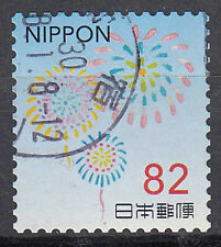 Japan gestempelt Feiertag Silvester Neujahr Feuerwerk Rakete Pyrotechnik / 9085