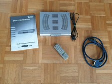 TEVION Satellitenreceiver FTA 2004 mit Fernbedienung, Scart-Kabel und Anleitung