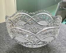 Kristallschale Schüssel Vase - 749 g - antik -TOP-