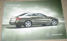 Mercedes E-Klasse Coupé C207 Preisliste price list von 11.07.2011, 40 Seiten