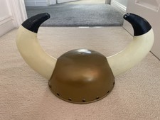 Kinder Wikinger Helm Krieger Hut Mittelalter Buch Tag Kostüm Halloween Zubehör