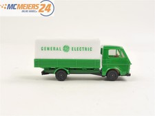 E406 Herpa H0 Modellauto VW LT 28 Pritschen-LKW m. Plane "General Elektric" 1:87