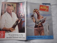 Werbung DDR-Reklame DDR-Unterwegs 1959-Magazin -Werbebroschüre DDR Zeitschrift(d