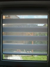 Doppelrollo Klemmfix ohne Bohren Duo Rollos für Fenster 60/57 x 150 cm weiß