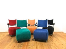 Oscar Sessel Harri Korhonen Cocktail Lounge Club Retro Rot Alcantara