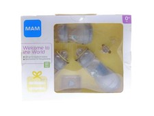 MAM Weithals Flaschen Starterset Anti Colic 2x160 ml-1x260 ml Silikonsauger 5tlg