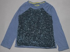 ✨ Mini Boden ✨ LA Shirt 104 110 4-5 J Pailetten Hängerchen England UK w Neu ✨