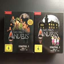 Das Haus Anubis - Staffel 1,Teil 1 (Folgen 1-61)  + Teil 2 (Folge 62-114)  DVD