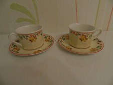 Teetasse/Kaffeetasse 6 cm hoch 2 Tlg  Campagna Villeroy Boch Neu 1 Stk