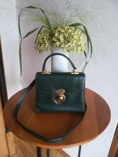Seltene Goldpfeil vintage Kelly Bag, Handtasche, dunkelgrün, mit Schlüsseln