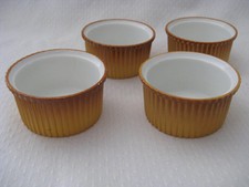 4 st. kleine Auflaufform, SPM Walküre Porzellan, vintage, feuerfest