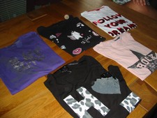 5 x Shirt langarm Gr.158  zum Teil neu 