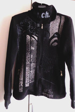 Warme Sweatshirt-Jacke (angerauht) von Bench, Gr. L (40/42)