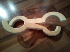 Handschellen Erotik Sex Sado-Maso Holz CNC Spielzeug 