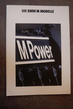 Prospekt BMW M Modelle E30 M3 Cabrio E34 M5 E9 CSL Tourenwagen Selten!!!