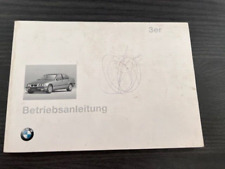 BMW E36 316i-328i 318tds Coupe Limousine Bedienungsanleitung 01 40 9 790 620
