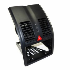 VW Lupo Polo 6N2 Blende Rahmen Luftdüse mitte Armaturenbrett schwarz