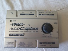  Edirol UA-20 Audio Capture USB Midi Interface 24Bit Digital gebraucht