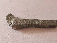 Römische militärische Bronze Messer Griff F/D Aberford UK Bitte Siehe Beschreibung la165i