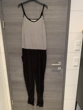 Jumpsuit schwarz weiss Gr. 40