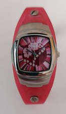 Armbanduhr Fossil Mädchen oder Damen pink Silikonarmband