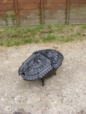 Antik Vintage Godin & Cie Laeken Gusseisen Kamin Begleiter Kohleeimer